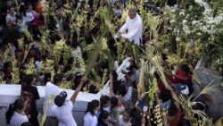 Philippinische Christen am Palmsonntag