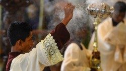 "Comunidade e comunitário exprimem a dimensão popular da liturgia e a sua pertença ao povo de Deus, que resplandecem, exprimem-se e florescem na Eucaristia dominical”. 