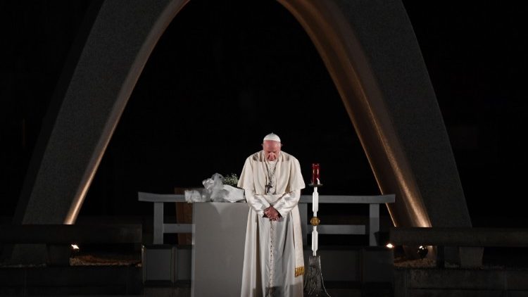 Il Papa nel Memoriale di Hiroshima (Viaggio in Giappone - 2019)