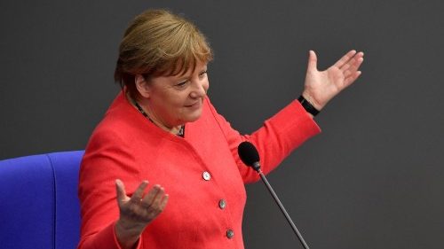 D: Angela Merkel h&auml;lt Fastenpredigt in Maria Laach