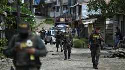 Archivbild: Sicherheitskräfte in Buenaventura (im Osten Kolumbiens)