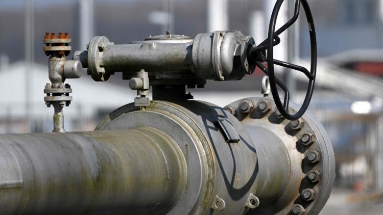 Gasleitung in Werne (Deutschland)