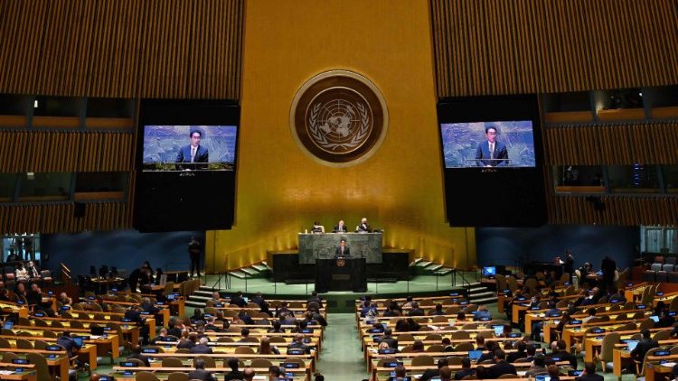 Đại hội đồng Liên Hiệp Quốc họp bàn về Hiệp ước Không Phổ biến Vũ khí Hạt nhân tại New York, Hoa Kỳ 