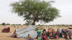 Niños africanos refugiados