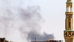 Rauch über Khartoum