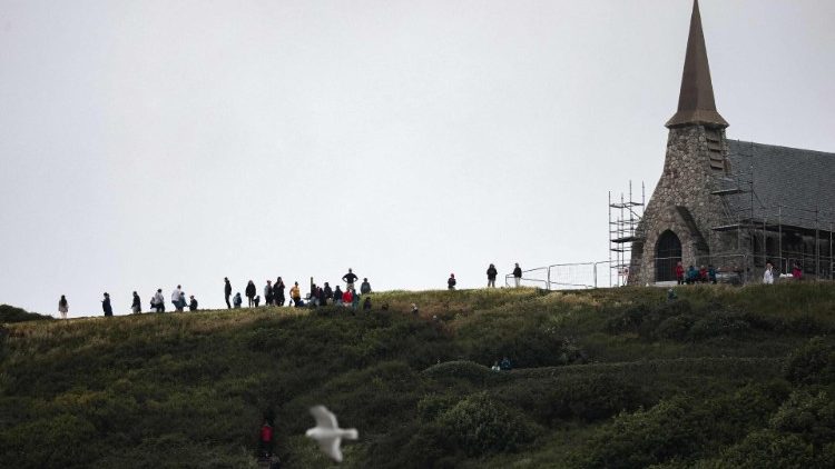Kirche von Notre-Dame in Etretat, im Nordwesten Frankreichs