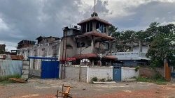 O centro batista de Kuki, vandalizado em 2023