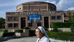 Catedral dos Santos Pedro e Paulo em Ulan Bator, capital da Mongólica (AFP)