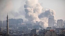 Bombardeo en Gaza