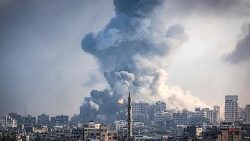 Bombardeamentos durante os conflitos entre Israel e Palestina