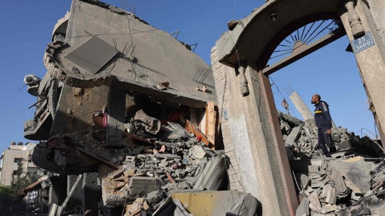 Пасля бамбардзіроўкі ў Рафаху на поўдні сектара Газа