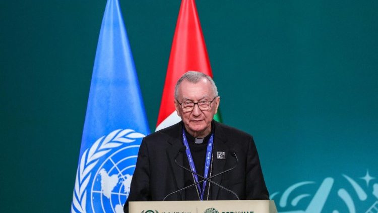 Kardinal Parolin auf der COP28