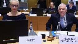 Yulia Navalny ospite a Bruxelles alla riunione del Consiglio europeo per gli Affari esteri