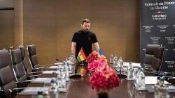 Bei der Schweizer Ukraine-Friedenskonferenz auf dem Bürgenstock