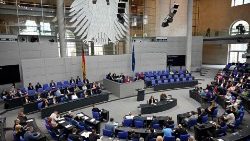 Eine Sitzung des Deutschen Bundestags in Berlin