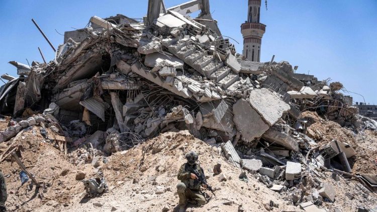 Israelischer Soldat am 3. Juli im südlichen Teil des Gazastreifens