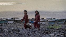 Bambine afghane costrette a lavorare in un campo