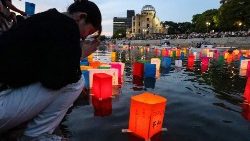 Gedenkverstaltung zum Jahrestag des Atombomenabwufs in Hiroshima (AFP)