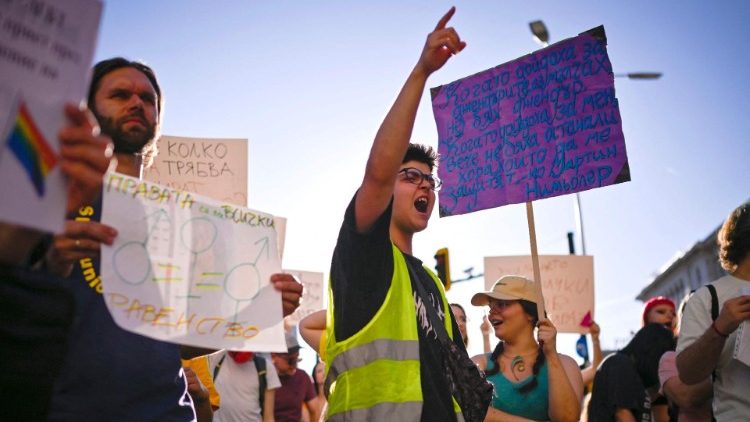Proteste gegen das neue Gesetz in Sofia
