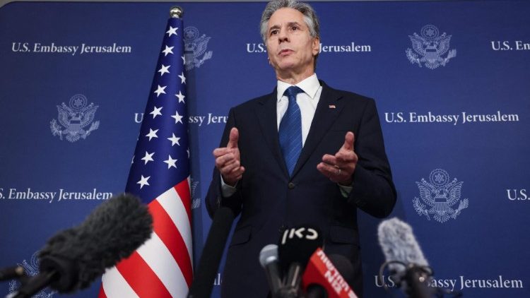 La conferenza stampa di ieri di Blinken in Israele