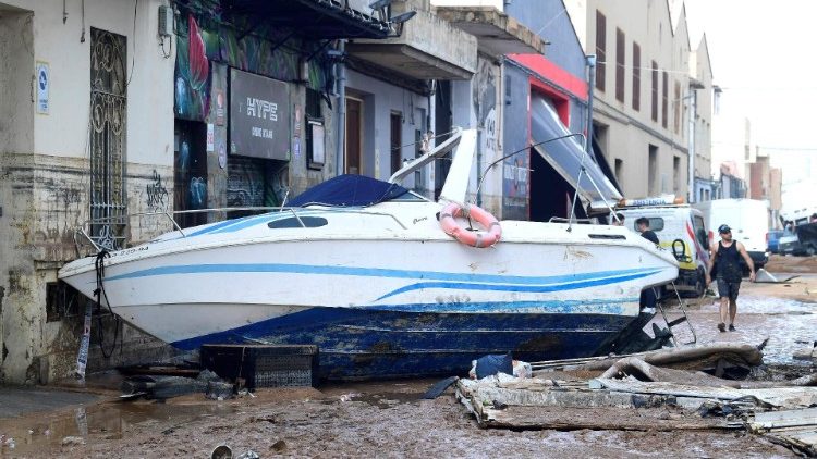 La devastazione a Valencia