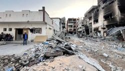 La distruzione della guerra a Gaza