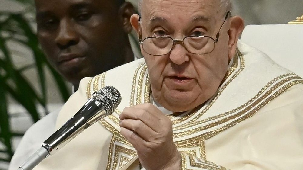 Падчас Эўхарыстыі ва ўрачыстасць Хрыста Валадара ў ватыканскай базіліцы