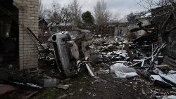 Un'immagine proveniente da Pokrovsk, vicino alla linea del fronte