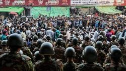 Proteste in Dhaka