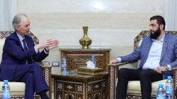 La reunión en Damasco entre al-Jolani y Pedersen