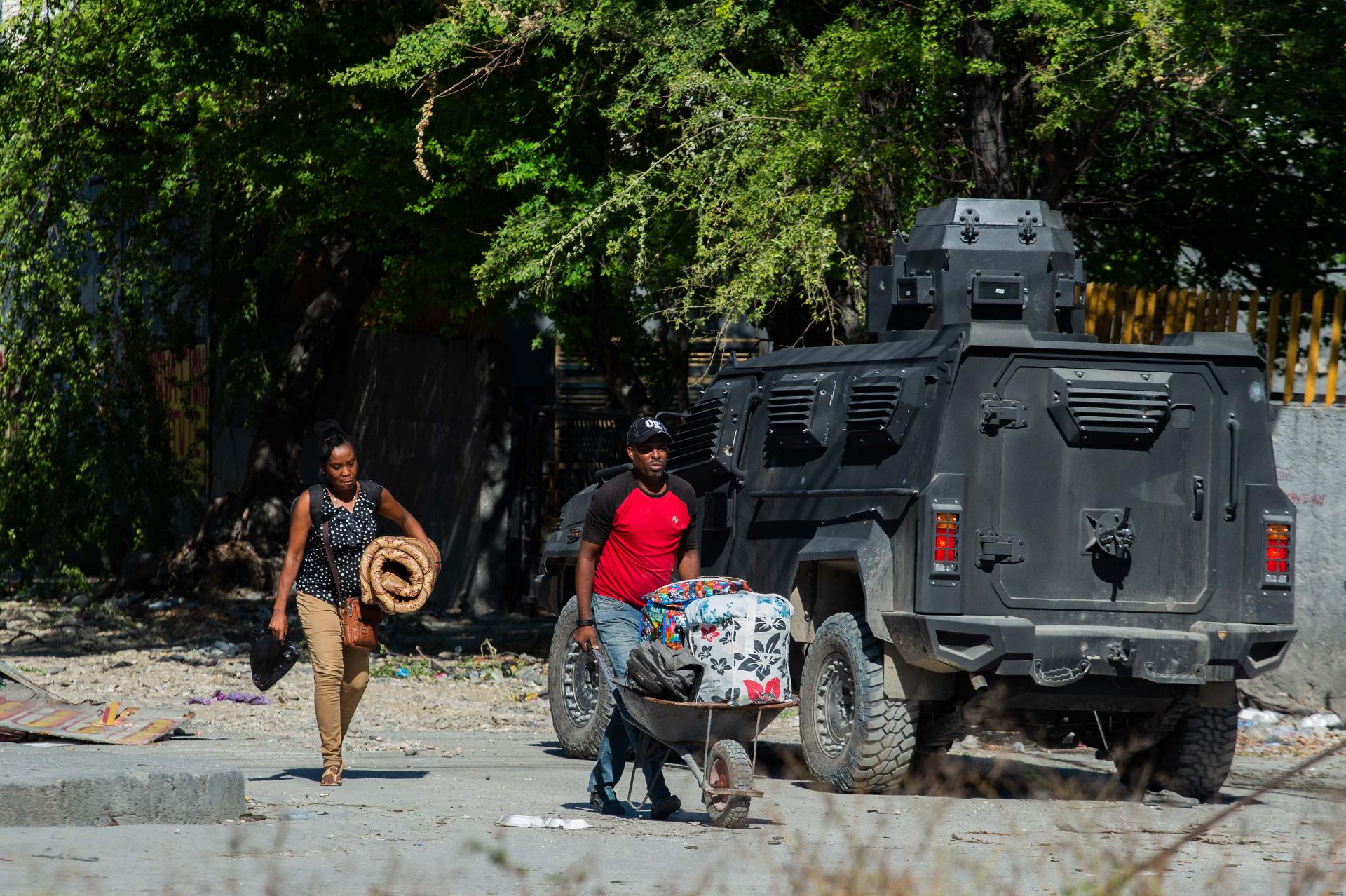 No país caribenho, a violência é flagrante nos campos de deslocados internos (AFP)