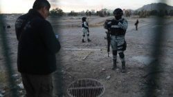 National Guard agents patrol the border in search of cross-border tunnels into the United States from Ciudad Juarez, Mexico