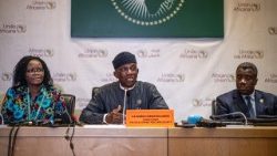 በ38ኛው የአፍሪካ ህብረት የመሪዎች ጉባኤ ላይ የአፍሪካ ህብረት የፖለቲካ ጉዳዮች፣ የሰላም እና የደህንነት ኮሚሽነሮች በአህጉሪቱ እየተከሰቱ ባሉ ግጭቶች ላይ ያላቸውን አቋም ሲያብራሩ 