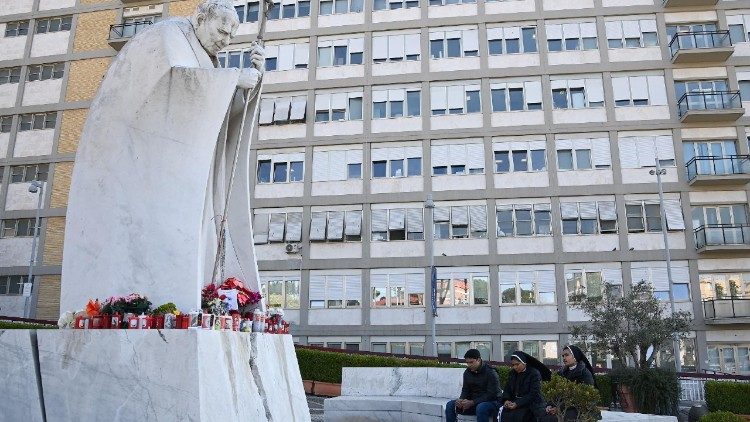 Rome's Gemelli Hospital where Pope Francis is receiving treatment 
