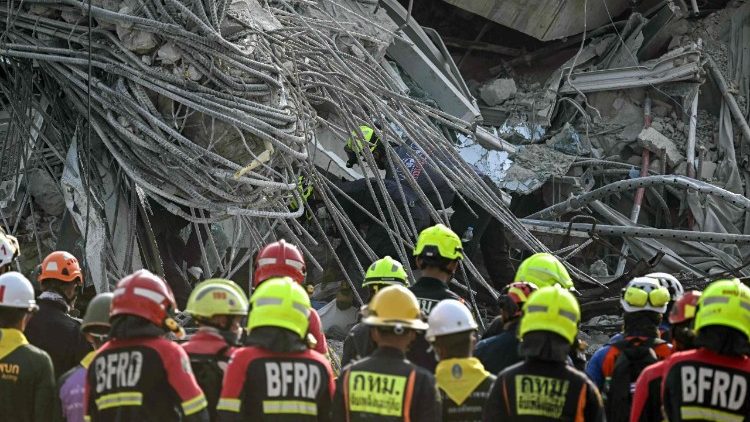 Rettungsmannschaft in Bangkok