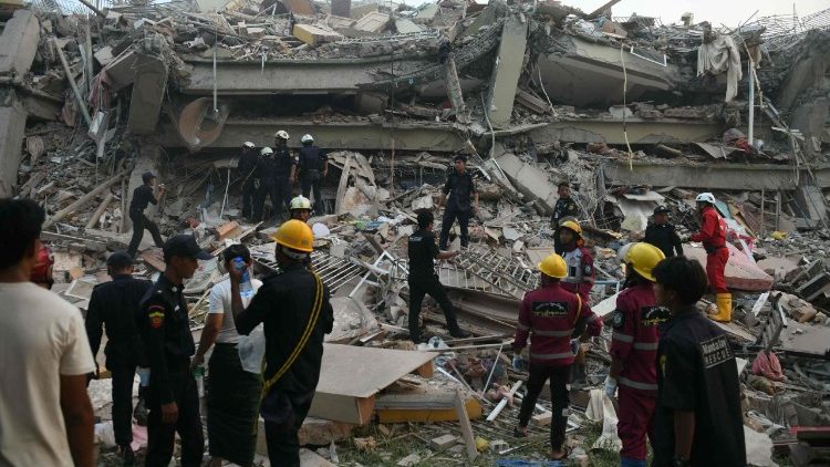 म्यांमार में  आये विनाशकारी भूकंप  प्रभावितों के लिए राहत कार्य