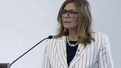 Die syrische Ministerin für Arbeit und Soziales, Hind Kabawat