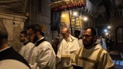 Paskutinės vakarienės Mišios Kristaus kapo bazilikoje