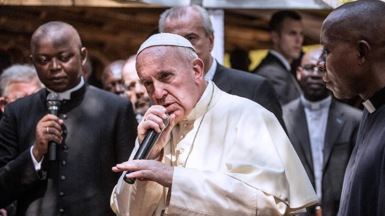 Le Pape François, à Bangui, capitale de la République Centrafricaine (novembre 2015)