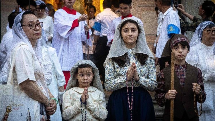 File photo of Chinese Catholics celebrating their faith