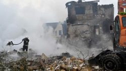 Edificios en la región de Kyiv alcanzados por los ataques rusos