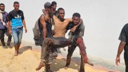 Sužeistas vaikas Gazos Ruože