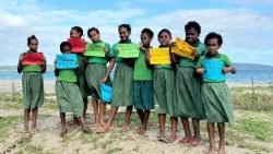 Los niños de Vanuatu están protestando contra los cambios climáticos
