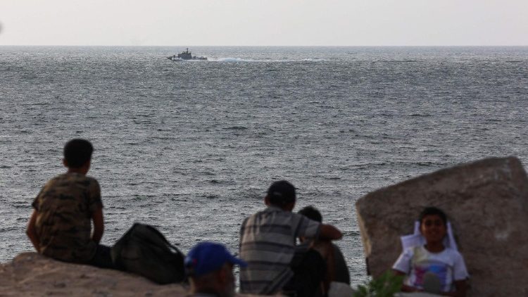 Palestinesi sfollati a Gaza