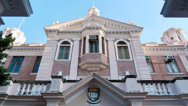 Das Hauptgebäude der Universität Hong Kong