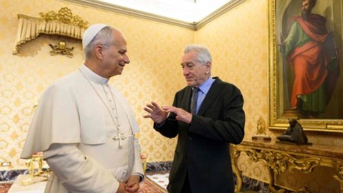 Папа прыняў на аўдыенцыі амерыканскага акцёра Роберта Дэ Ніра