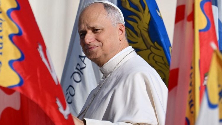 Папа Леў XIV падчас Юбілейнай аўдыенцыі ў Ватыкане