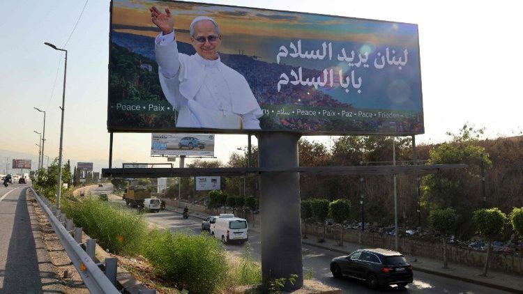 Striscioni in Libano per l'arrivo del Papa