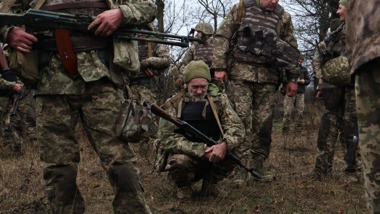 Ukrainische Soldaten