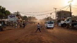 Una strada della capitale centrafricana Bangui